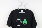 Vintage Y2k 2006 Guinness Beer Mens Size Medium Faded Irish Beer T-shirt Black