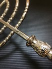 Vintage 1970s Silver Plated Menorah Hanukkah Candelabra Jewish Judaica 8 75 h