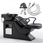 Shampoo Bowl And Chair Set For Salon With Abs Sink   Pu Leather Chair For Spa