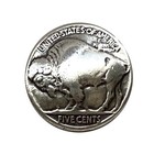 Set Of 6 Antique Buffalo Nickel Reproduction Coin Conchos 7 8  Screw Back