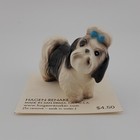 Hagen Renaker Shih Tzu Mandy Figurine  2076 On Original Paper Card Vintage