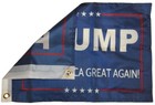 12x18 Trump Make America Great Again Maga Blue Car Boat Poly Flag Grommets 100d
