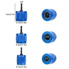 3x Copper Pipe Cleaner Drill Set 1 2  3 4  1  Metal Plumbing Tube Brush Kit Tool