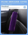 4 Pack Car Seat Belt Pads Shoulder Cover Baby Safety Belt Protec Color  Purple
