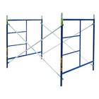 Metaltech Saferstack 1 Story Scaffold Frame Set 5x7x5ft Galvanized Braces