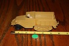 Vintage Marx Desert Fox Tan Army Half-track And Matching Driver - Mpc