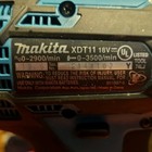 Makita 18v Li-ion 2-tool Combo Kit Xdt11 Impact Driver Drill Dc18rc Bag