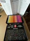 180 Kalour Colored Pencils In Metal Case New Shipping Included