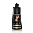 500 Ml Herbishh Color Shampoo Natural Hair Dye Ammonia Free - Black