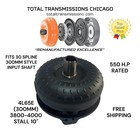 4l60e 4l65e Ls1  Torque Converter 3800-4000 High Stall 10  300mm 1 Year Warranty