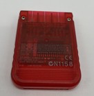 Official Oem Sony Playstation 1   Ps1   Psone Memory Card Red Scph-1020