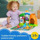 Fisher-price Little People Dinosaur Village   Play Mat Toddler Playset  3 Toy