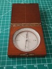 Antique 1900 s Keuffel   Esser Co New York Compass In Mahogany Case - Mjkw