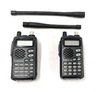 Lot Of 2 Icom Ic-a5 Handheld Vhf Air Band Radio W  Wall Charger   Antennas