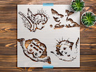 Little Angel Stencil Stencilair Reusable Plastic Craft Wall Art Home Decor
