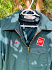Rare 7up Soda Mens Sz Small 1970s Riverside Masterbilt  Employee Jacket Coat Usa