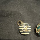 Mixed Lot 4 Enamel Charm   Pendant Dangles Multicolor Metal enamel Charms