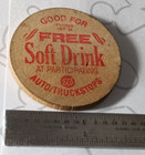 Wooden Nickel 76 Auto Truck Stop Coin Drink Token Good For Free Soft Drink Exp82