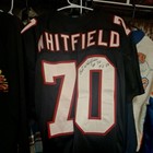  Bob Whitfield Game Worn Atlanta Falcons Jersey Signed Autograph Team Issued 