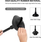 Setsail Toilet Brush And Plunger Set  Toilet Plungers For Bathroom Heavy Duty