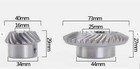 1set Spiral Bevel Gear C77 c96 For 3  4  Milling Machinery Lifting-