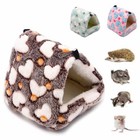 Pet Nest Plush Cage Rabbit Guinea Pig Warm Hamster Sleeping Bed Hut Tent Hammock
