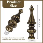 Vintage Brass Lamp Finial Cap Antique Solid Bronze Decorative Cap Knob For Ta   