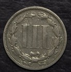 1865 Three Cent Nickel Fine Marks  Lot 2117