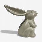 Bunny Statue  Cream Cast Iron  Garden Or Indoor Figurine