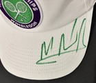 Mirra Andreeva Autographed signed Wimbledon  Championships Tennis Hat Psa Wta