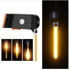 Compact Cycling Safety Light W cob Led Strip 12h Runtime quick Release free Ship