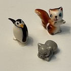 Hagen Renaker Miniature Baby Penguin   Squirrel Cat Figurines 1    Tall