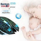 M2 Wireless Gaming Mouse  Silent Rechargeable Optical Usb Computer Mice Wireless