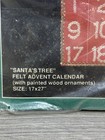 Bucilla Felt Advent Calendar Kit  santa s Tree  Cross Stitch Christmas Crafts