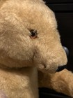 Vintage Carrousel Teddy Bear Jointed Mohair 18   Cold Eyes Glass  