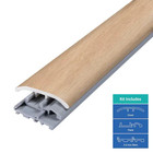 Dusk 0 31 In  T X 2 In  W X 78 7 In  L Vinyl 4-in-1 Molding