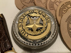 State Of Texas Paper Weight watch clock   Coasters Please See Discription-lot M7