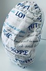Faith Hope Love Print Size Large Medical Bouffant Scrub Cap Surgery Hat