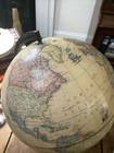Vintage Rand Mcnally Terrestrial Nautical Raised Relief Globe 12    