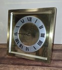 Rare Large Chelsea Udall   Ballou New York Bronze Desk Clock Working 8 Day