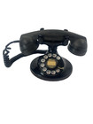 Vintage 1930s Bell western Electric Rotary Telephone D1 Base F1 Handset