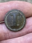 Nice Dug Civil War Confederate Solid Cast    i    Infantry Button From North Georgia