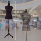 Female Mannequin Torso 60   -67   height Adjustable Dress Display Body Tripod Stand