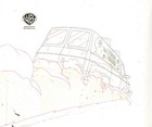 Scooby Doo  The Mystery Machine- Original Prod Cel drawing-whitch s Ghost-signed