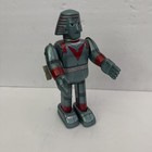 2001 Medicom Toy Giant Robo Light Blue Wind Up Tin Toy Robot With Original Box