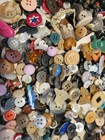 Big Lot Vintage Buttons Sewing Arts Crafts Mixed Variety