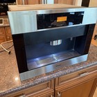 Miele Cva4066 Plumbed Built-in Household Coffee Maker Tested   Working