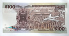 Nd 1985 Issue Singapore 100 Dollars Banknote P  23a Crisp Almost Uncirculated