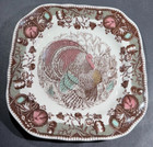 Vintage Johnson Bros  his Majesty  Lot Of 4 Different Salad Cake Square Plates