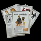 Vintage Metal Head Dolls History Article 8 Pages With Photos